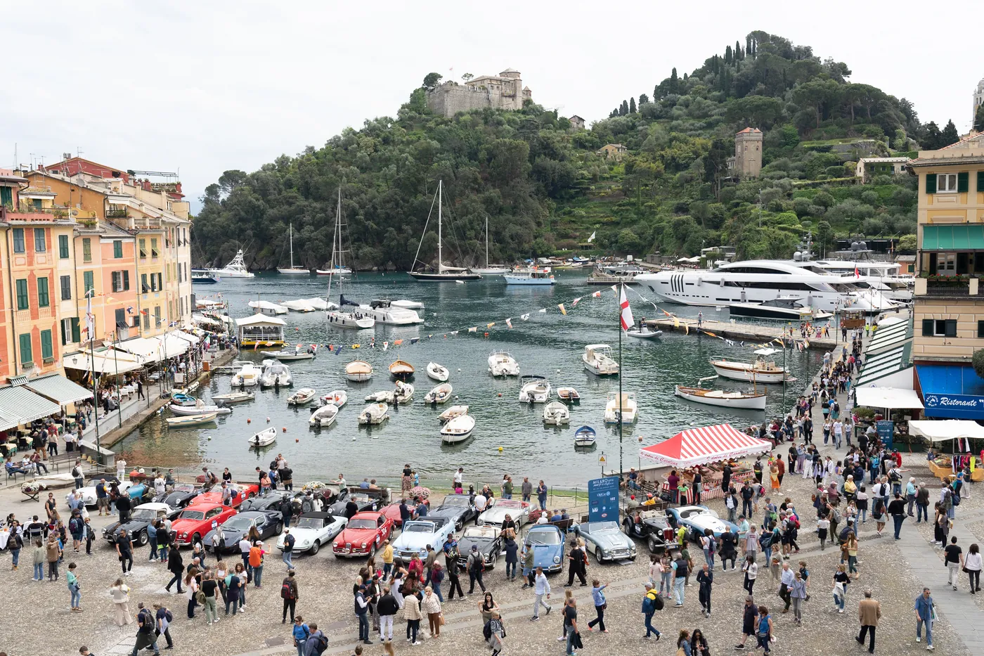 La Piazzetta di Portofino vista dall'alto
